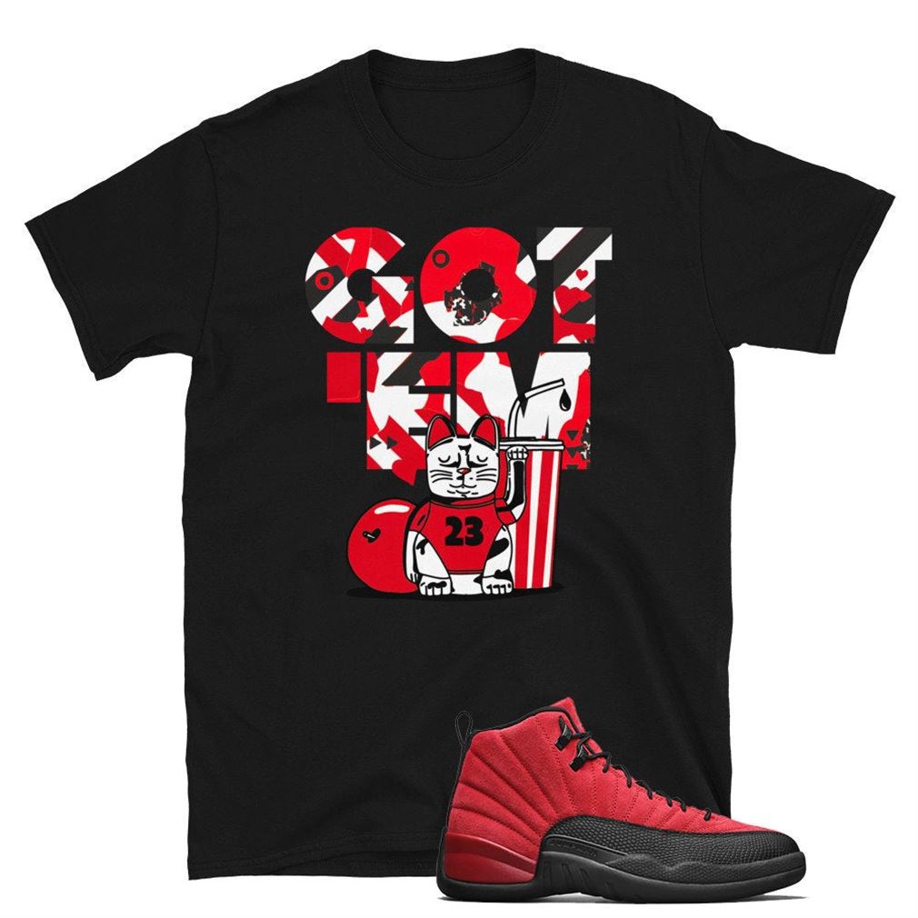 Gotem Copped Tee Jordan 12 Retro Varsity Red Unisex