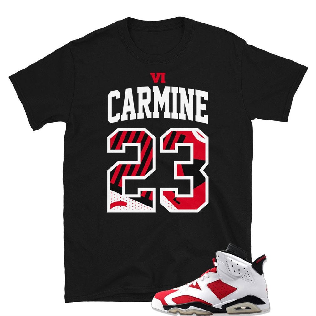 Jordan 6 Retro Carmine Unisex T-shirt