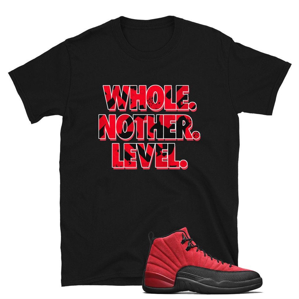 Level Up Tee Jordan 12 Retro Varsity Red Unisex