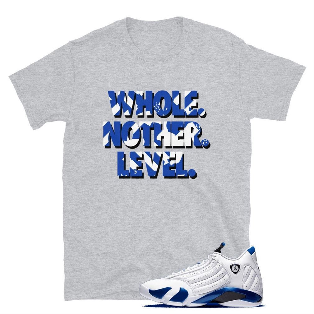 Level Up Tee Jordan 14 Hyper Royal Unisex