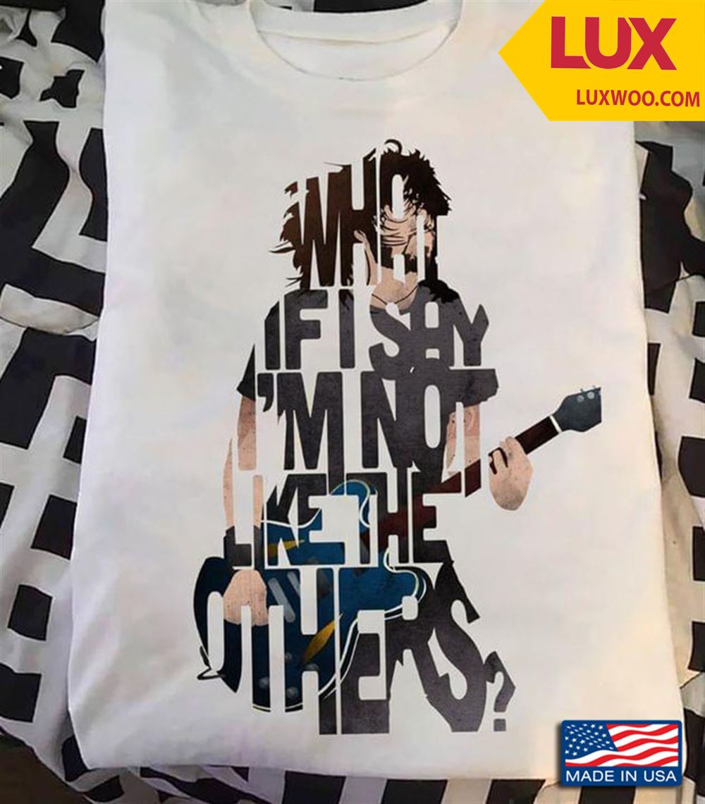 Foo Fighters Dave Grohl What If I Say Im Not Like The Others Shirt Size Up To 5xl