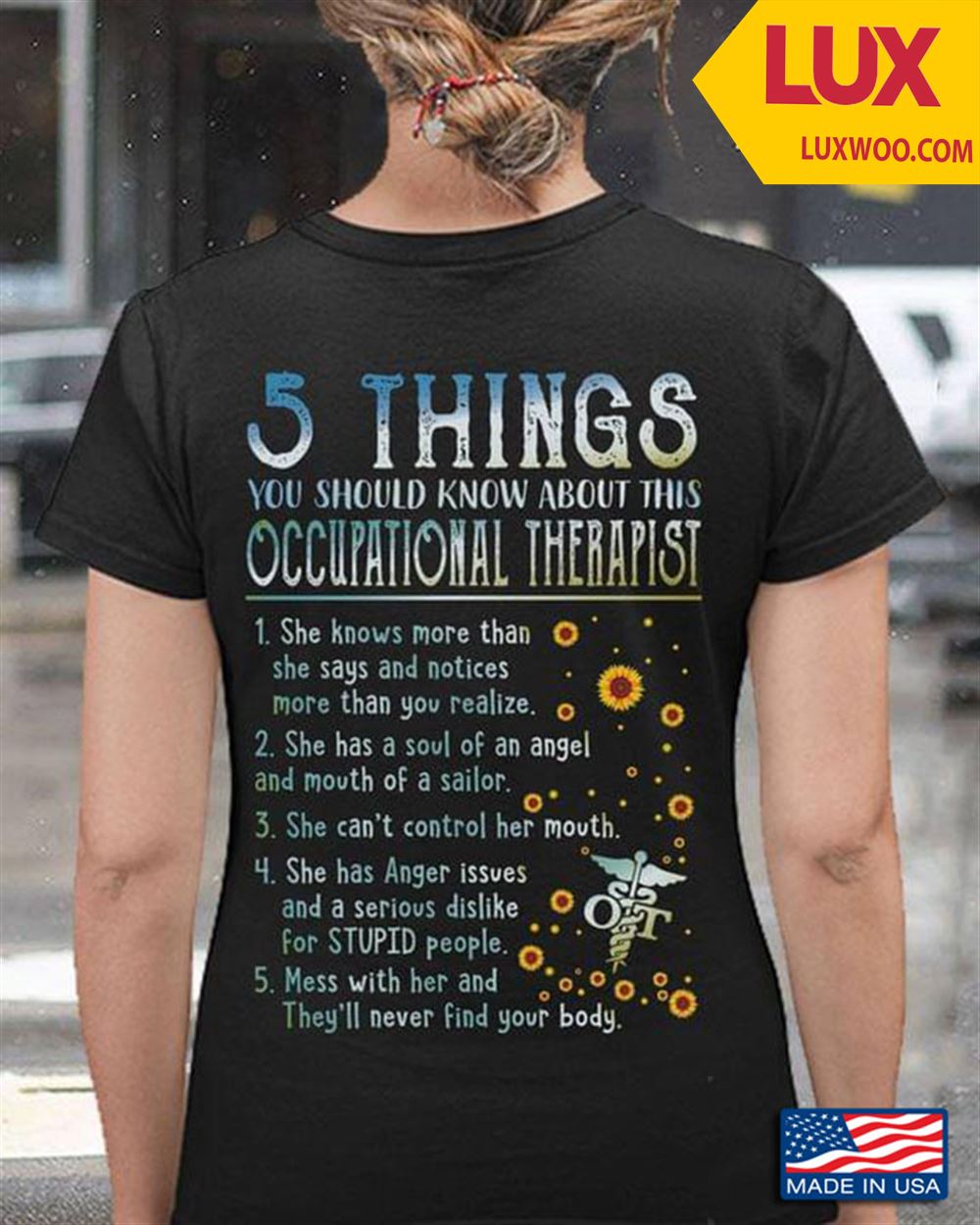 5 Things You Should Know About This Occupational Therapist She Knows More Than She Says And Notices Tshirt Plus Size Up To 5xl