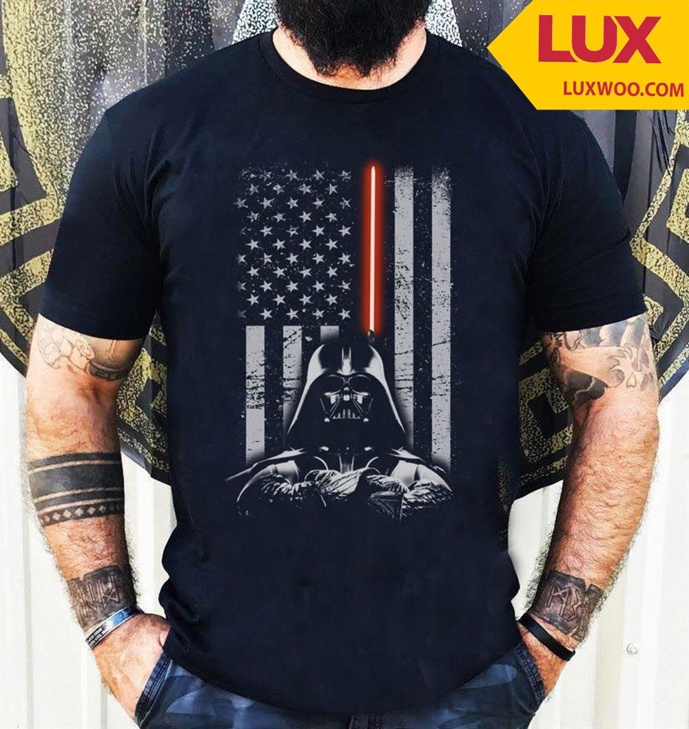 Darth Vader Star Wars American Flag Shirt Size Up To 5xl