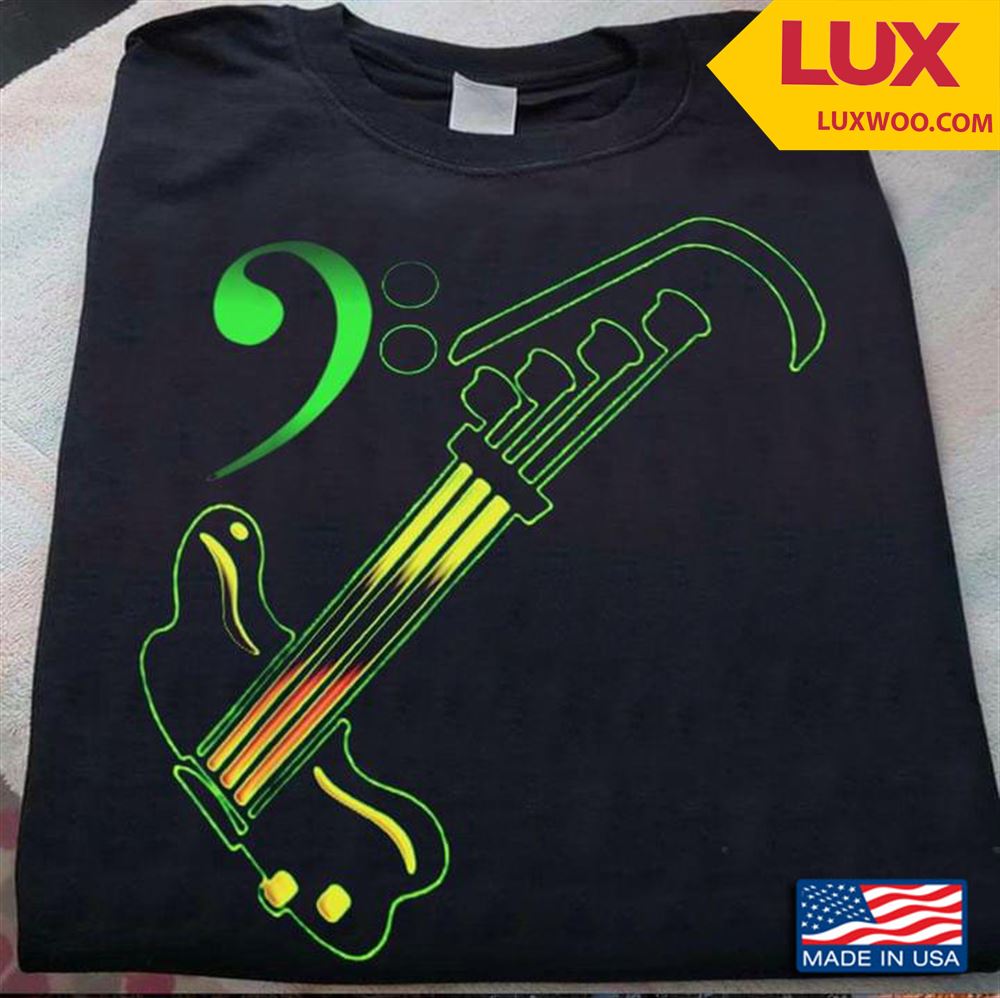 Guitar Bass Clef Music Lover Shirt Plus Size Up To 5xl
