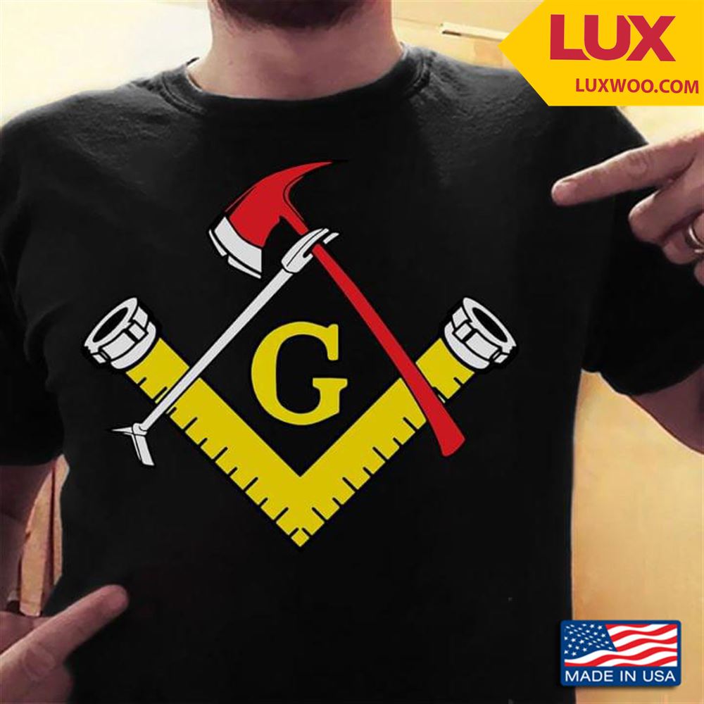 Freemason Firefighter Tools Tshirt Size Up To 5xl