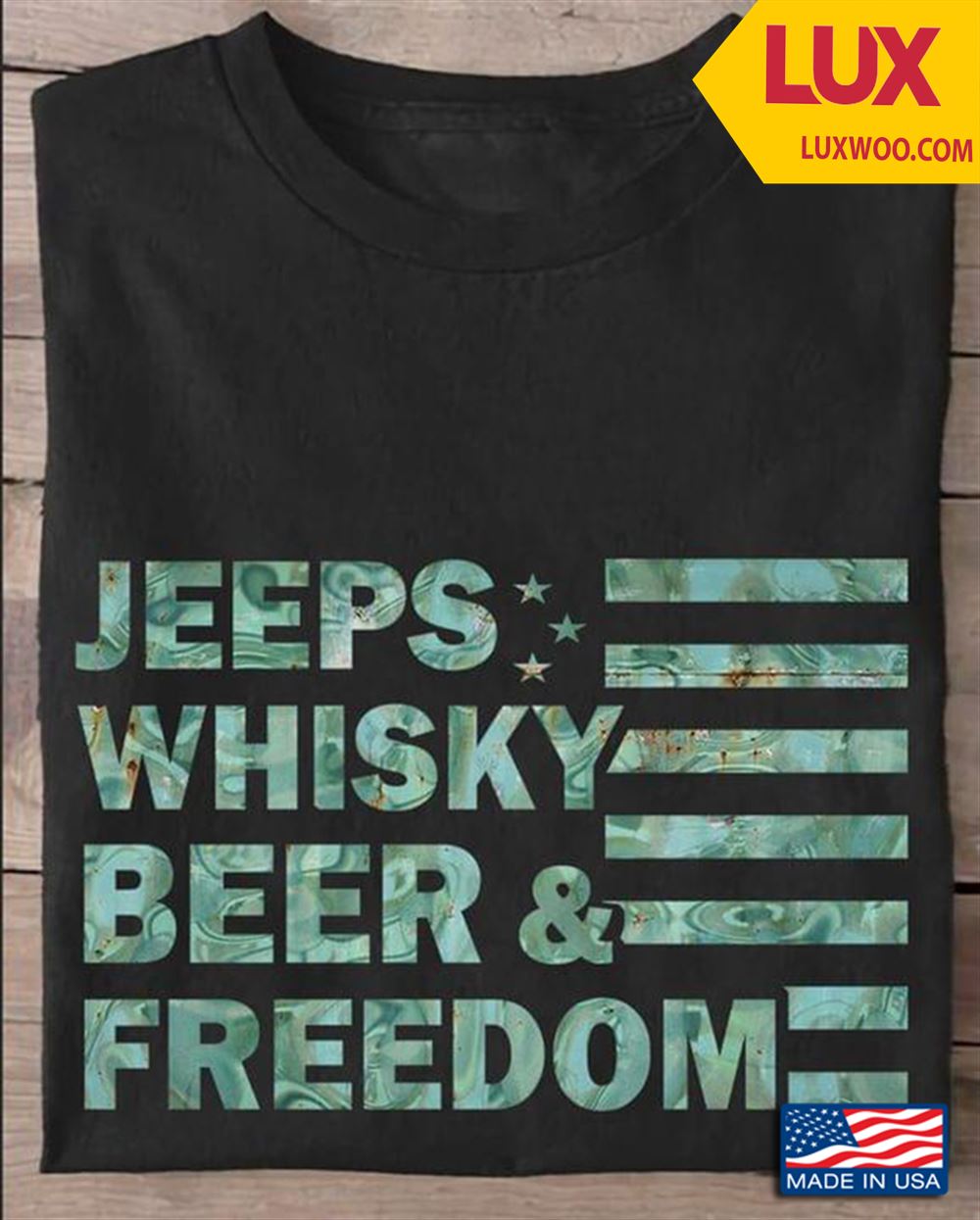 Jeeps Whisky Beer And Freedom Shirt Size Up To 5xl