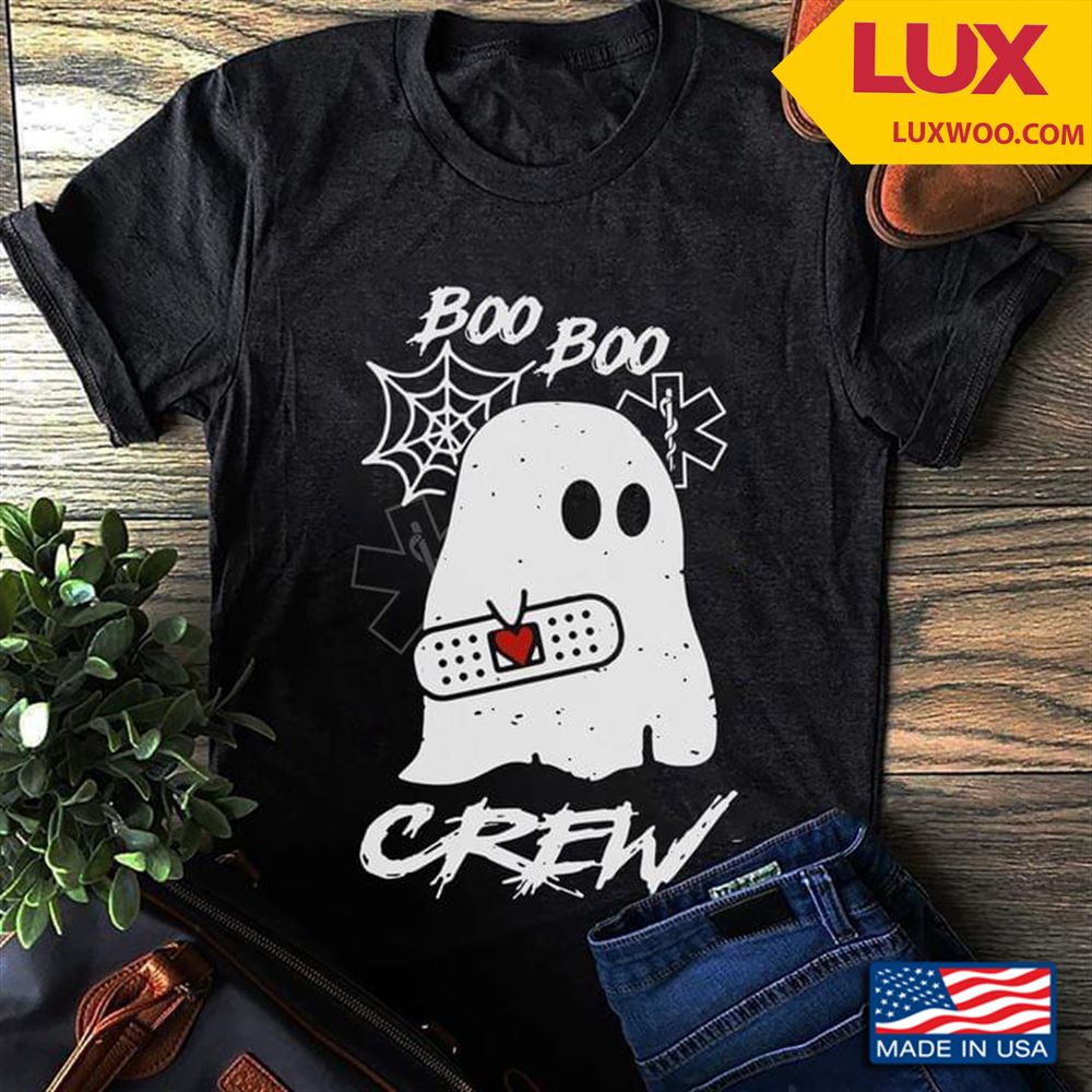 Paramedic Halloween Nurse Boo Boo Crew Shirt Size Up To 5xl