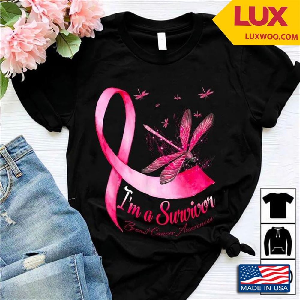 Im Survivor Breast Cancer Awareness Dragons Tshirt Size Up To 5xl