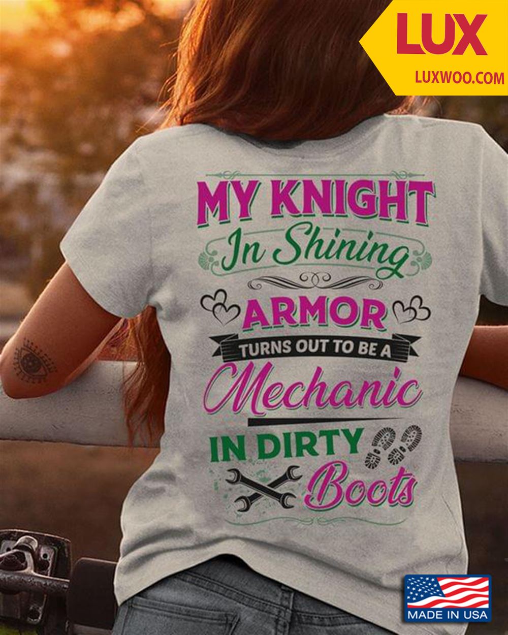 My Knight In Shining Armor Turns Out To Be A Mechanic In Dirty Boots Shirt Size Up To 5xl