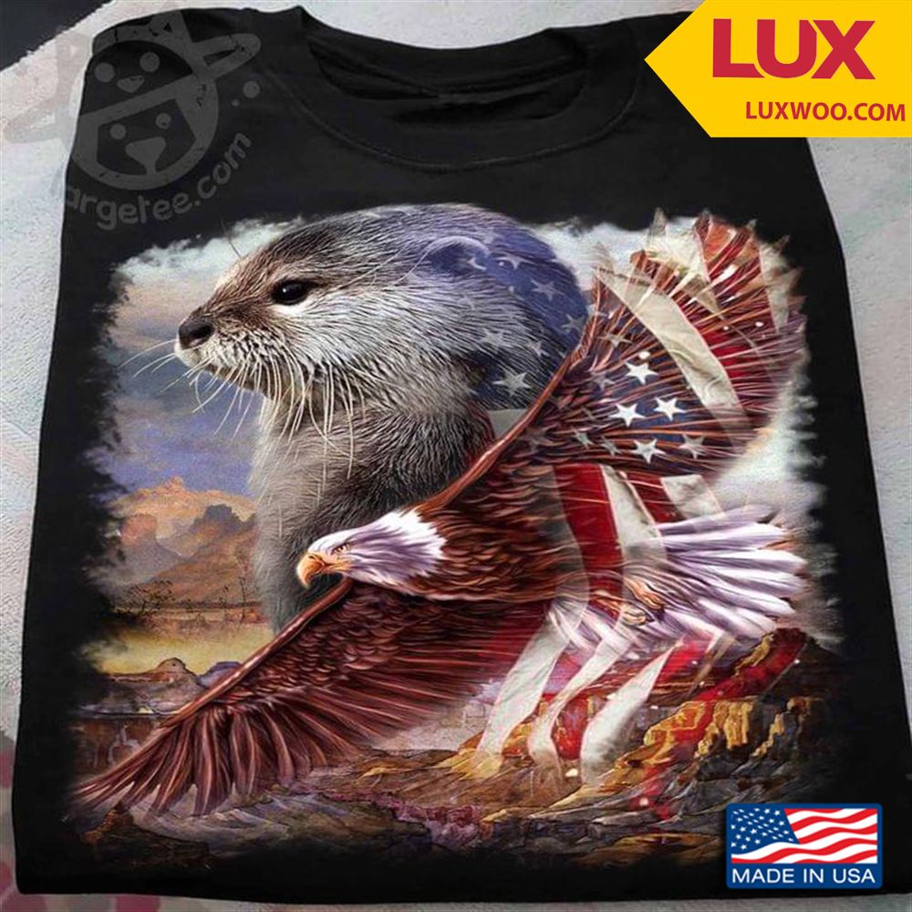 Otter Eagle Tshirt Size Up To 5xl