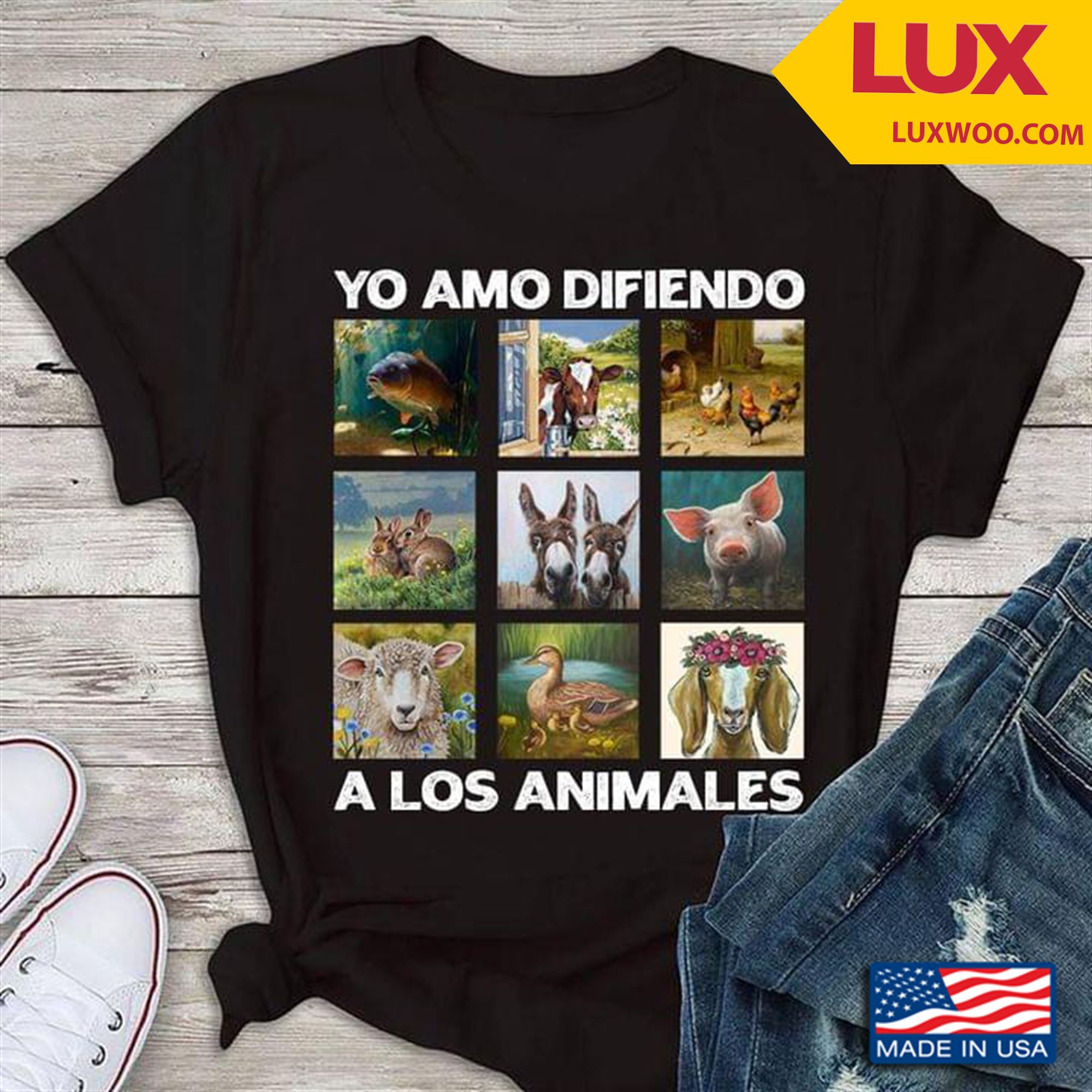 Yo Amo Difiendo A Los Animales Tshirt Plus Size Up To 5xl