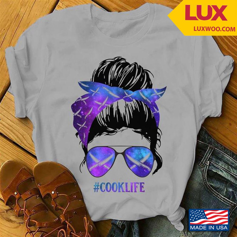 Cook Life Woman With Headband And Glasses Shirt Size Up To 5xl