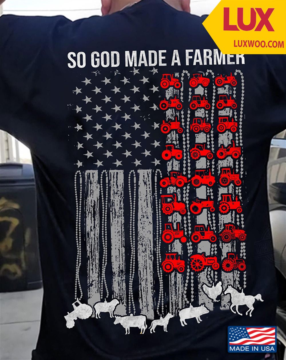 So God Made A Farmer Shirt Size Up To 5xl
