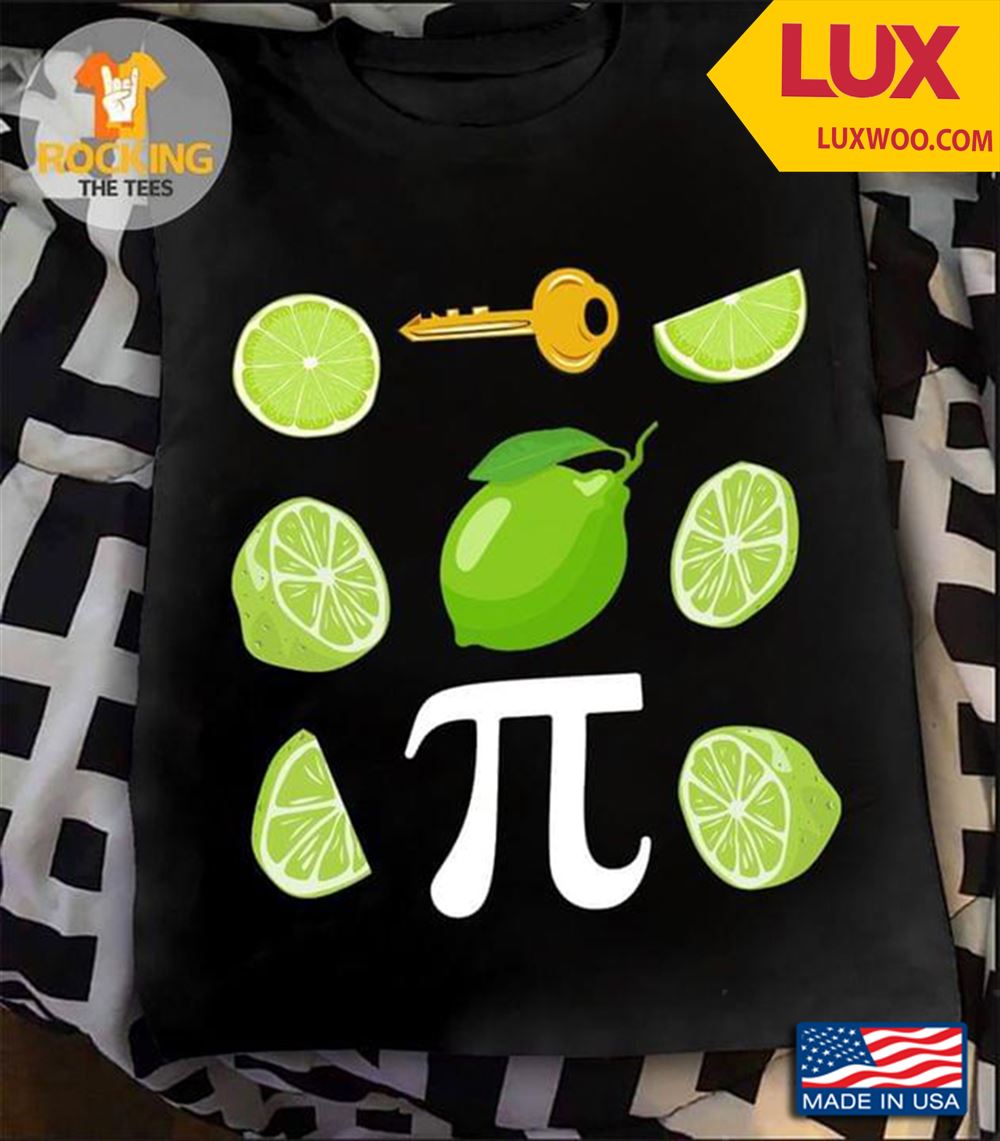 Key Lime Pi For Math Lovers Shirt Size Up To 5xl