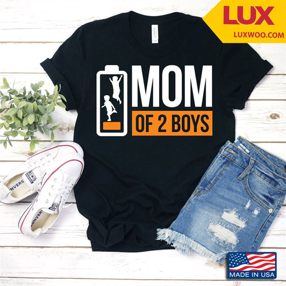 Mom Of 2 Boys For Mothers Day Shirt Size Up To 5xl