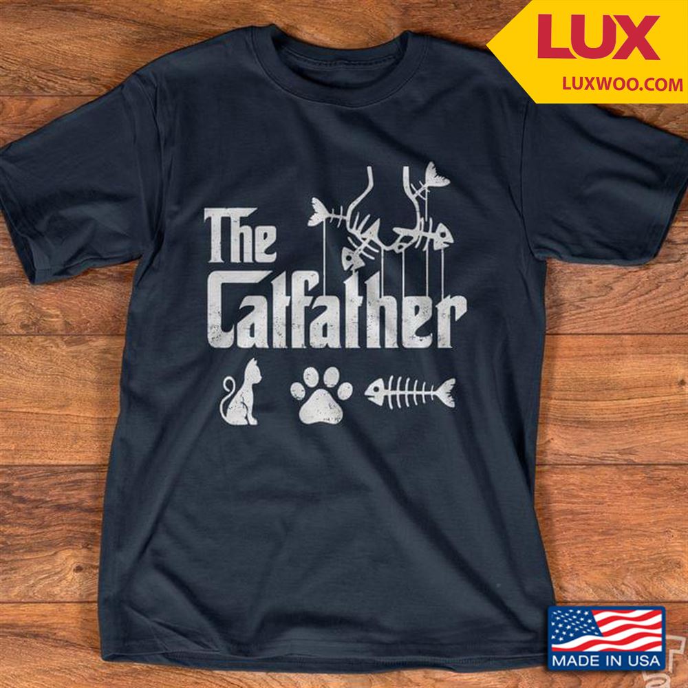 The Catfather For Cat Lover Shirt Size Up To 5xl