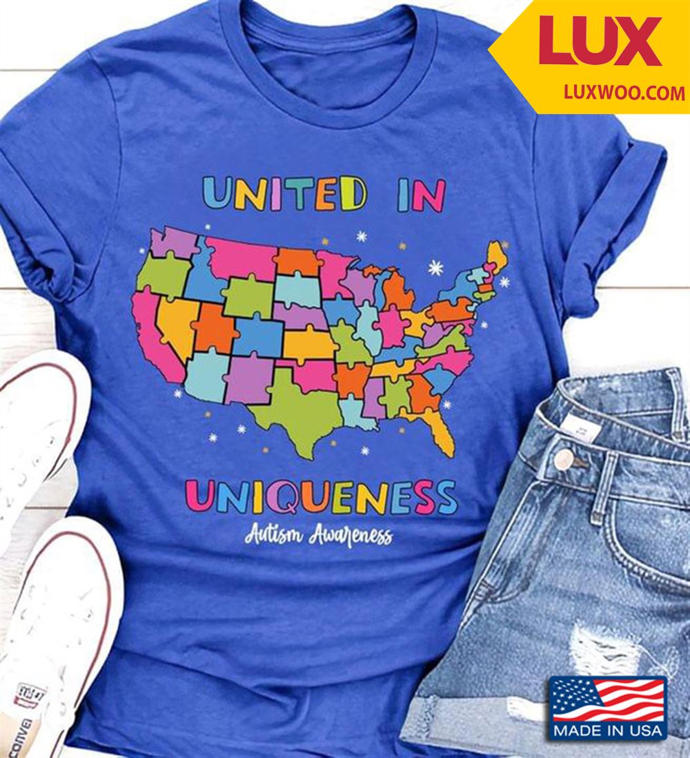 United In Uniqueness Autism Awareness Shirt Size Up To 5xl