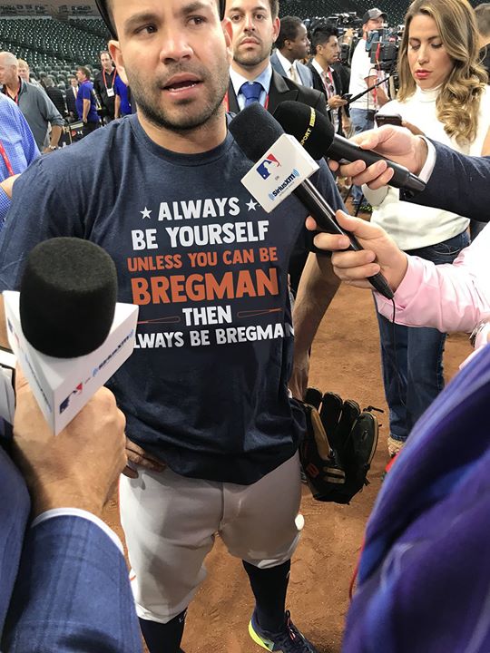 Mlb Houston Astros Always Be Yourself Unless You Be Bregman Then Always Be Bregman Houston Astros Sweater