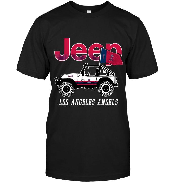 Mlb Los Angeles Angels Jeep Shirt Plus Size Up To 5xl