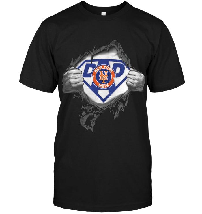 Mlb New York Mets Dad Superman Shirt Full Size Up To 5xl