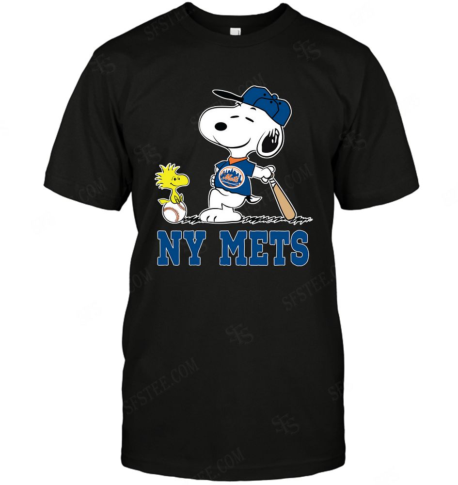 Mlb New York Mets Snoopy Dog Shirt Size Up To 5xl