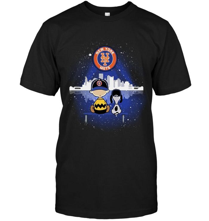 Mlb New York Mets Snoopy Watch New York Mets City Star Light Shirt