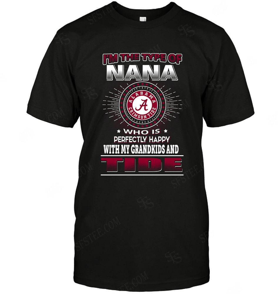 Ncaa Alabama Crimson Tide Nana Loves Grandkids Shirt