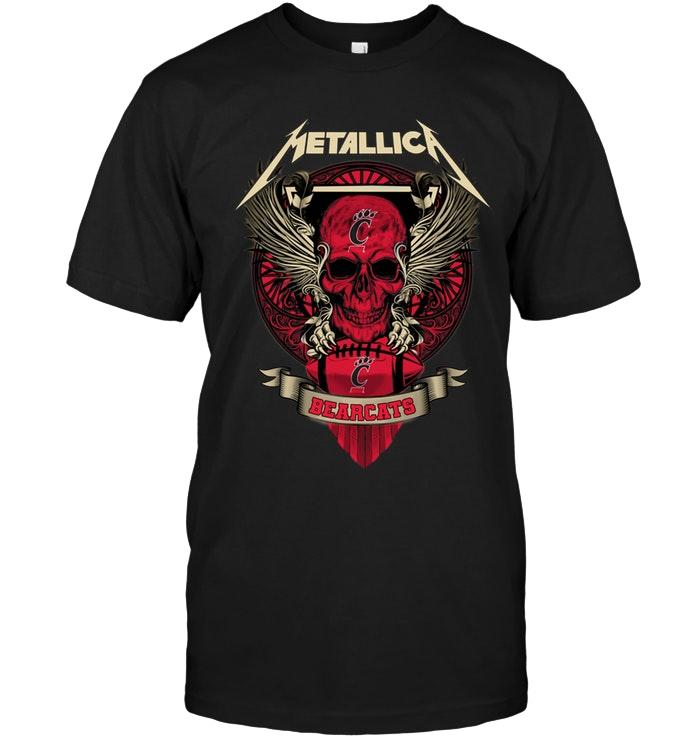Ncaa Cincinnati Bearcats Metallica Cincinnati Bearcats Fan Shirt