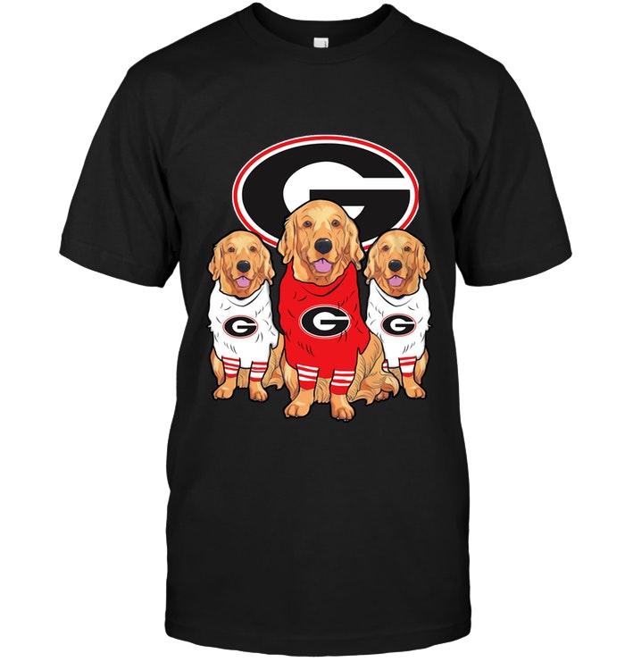 Ncaa Georgia Bulldogs Golden Retriever Georgia Bulldogs Fan Shirt