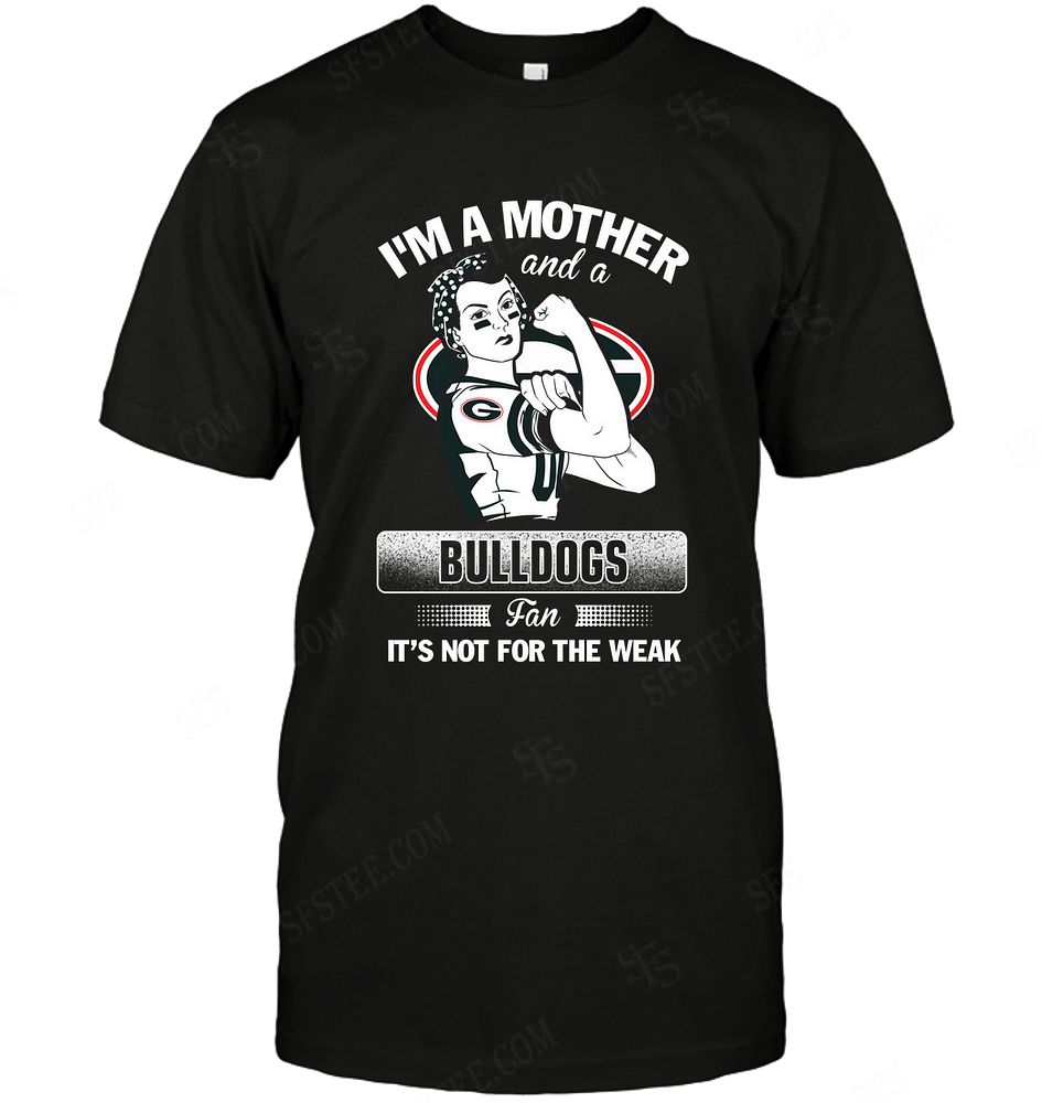 Ncaa Georgia Bulldogs Im A Mother And A Football Fan Shirt