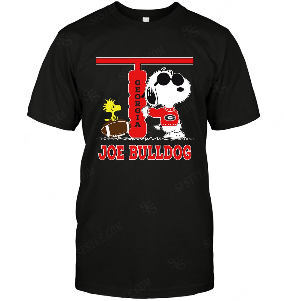Ncaa Georgia Bulldogs Snoopy Dog Shirt