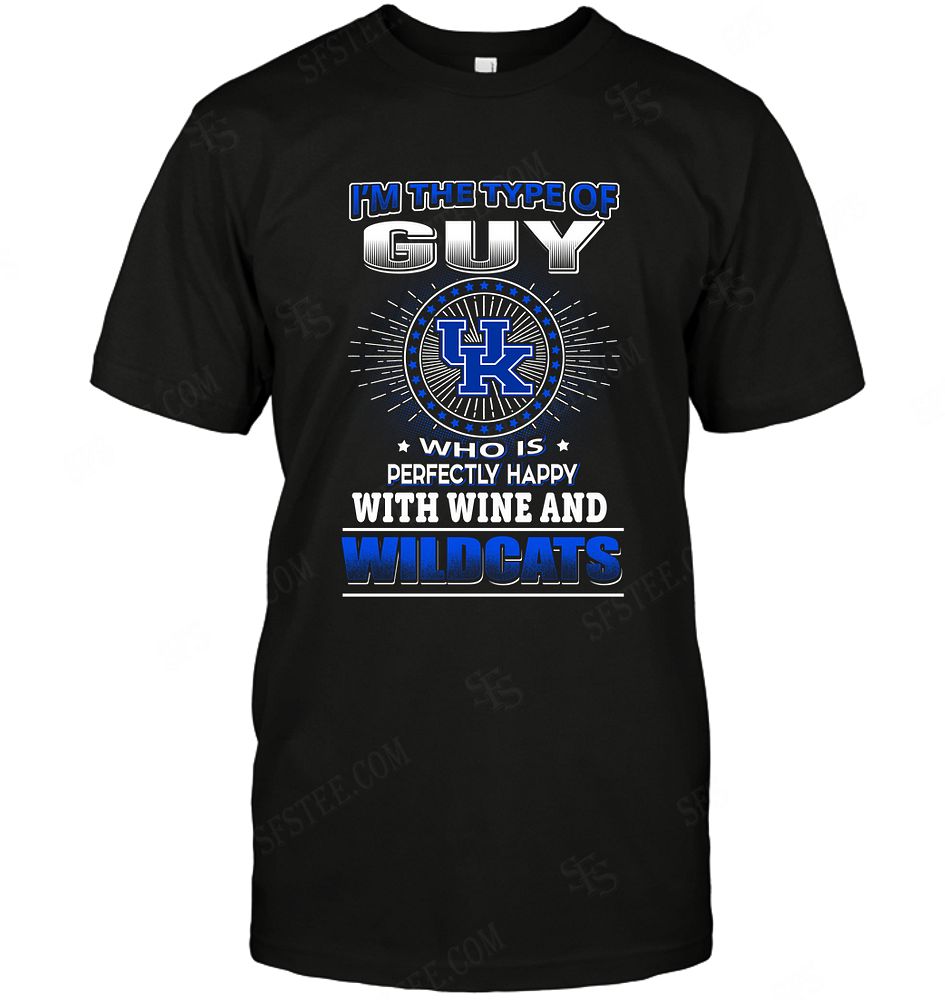 Ncaa Kentucky Wildcats Guy Loves Wine Shirt