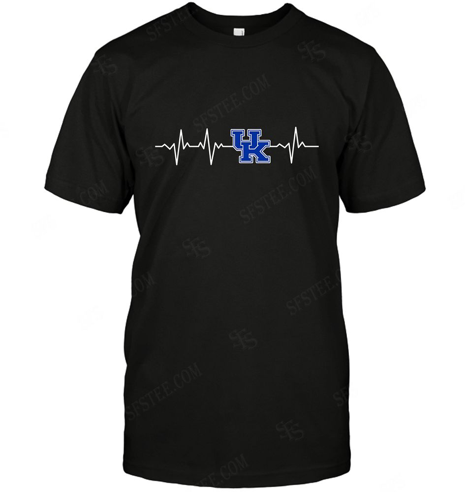 Ncaa Kentucky Wildcats Heartbeat With Logo Shirt