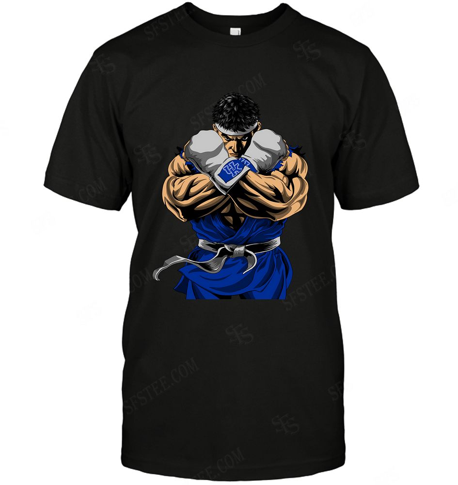 Ncaa Kentucky Wildcats Ryu Nintendo Street Fighter Shirt