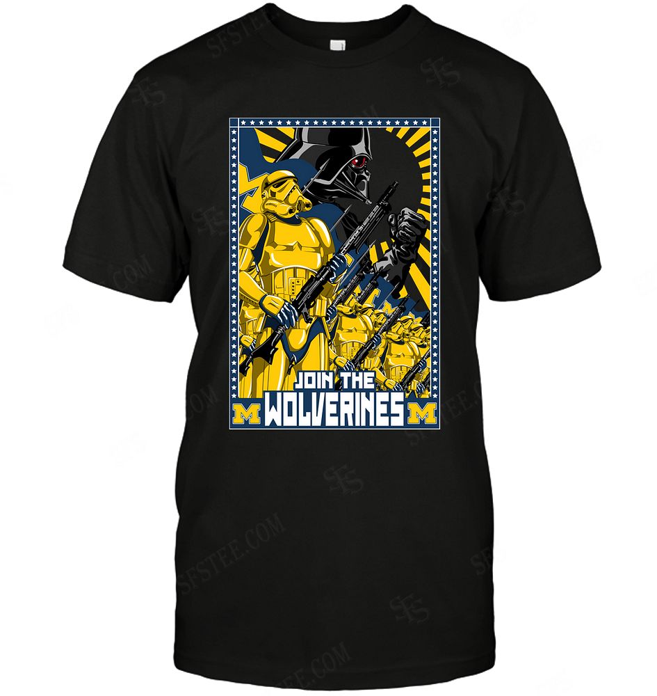 Ncaa Michigan Wolverines Trooper Army Star Wars Shirt