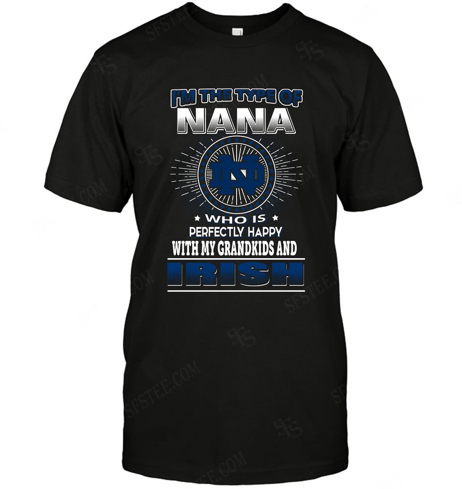 Ncaa Notre Dame Fighting Irish Nana Loves Grandkids Shirt Size Up To 5xl