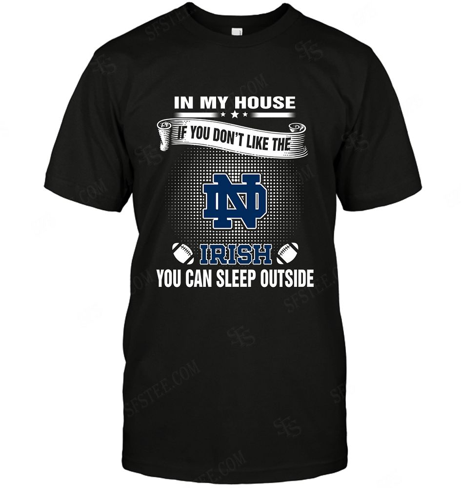 Ncaa Notre Dame Fighting Irish You Can Sleep Outside Shirt Plus Size Up To 5xl
