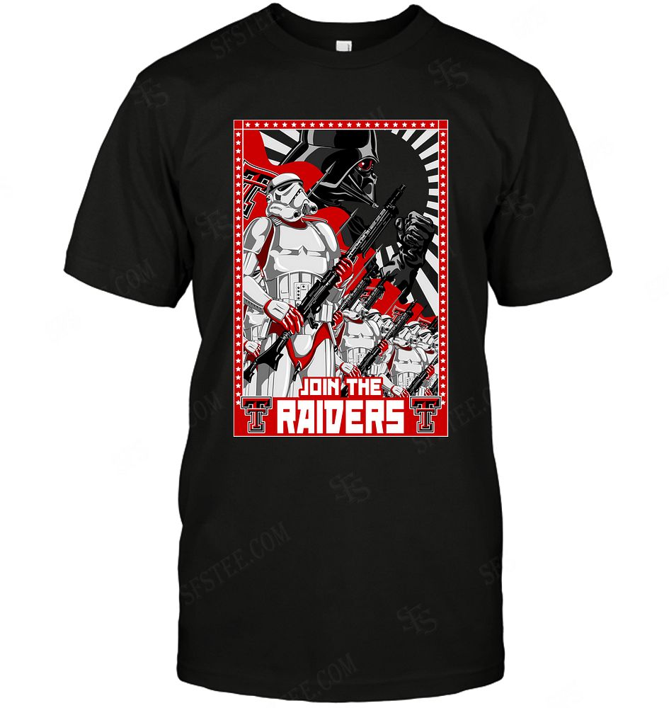 NCAA Texas Tech Red Raiders Trooper Army Star Wars Shirt Size S-5xl