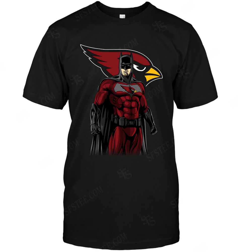 NFL Arizona Cardinals Batman Dc Marvel Jersey Superhero Avenger Hoodie Shirt Size S-5XL