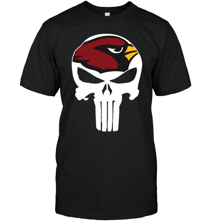 Nfl Arizona Cardinals Punisher Tshirt Plus Size Up To 5xl