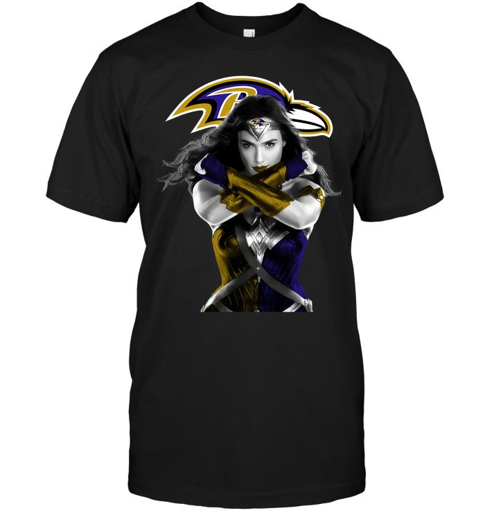 Nfl Baltimore Ravens Wonder Woman Baltimore Ravens Hoodie Plus Size Up To 5xl