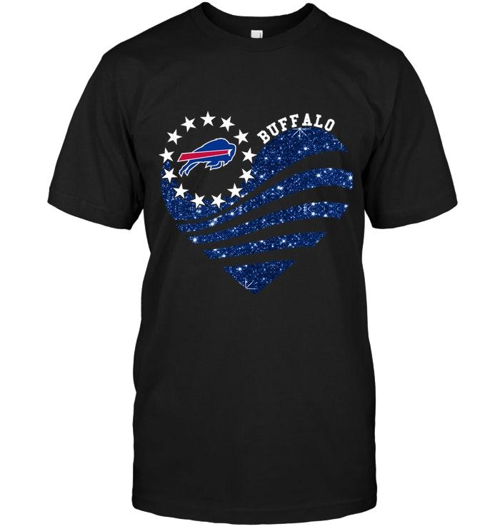 Nfl Buffalo Bills Glitter Heart Shirt Tank Top Size Up To 5xl