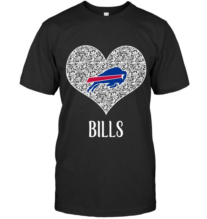 Nfl Buffalo Bills Heart Floral Pattern Shirt Sweater Size Up To 5xl