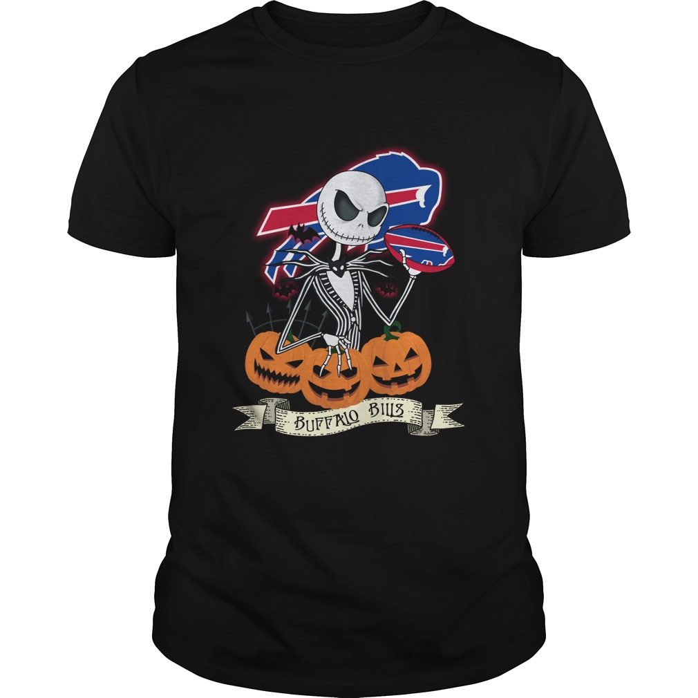 Nfl Buffalo Bills Nfl Halloween Buffalo Bills Jack Skellington Shirt Plus Size Up To 5xl