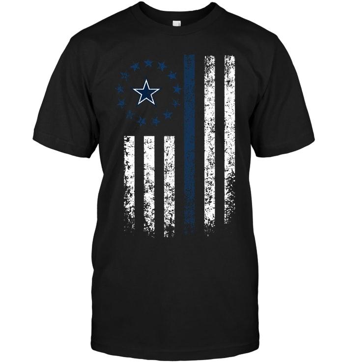 Nfl Dallas Cowboys American Flag Star Shirt Tshirt Size Up To 5xl