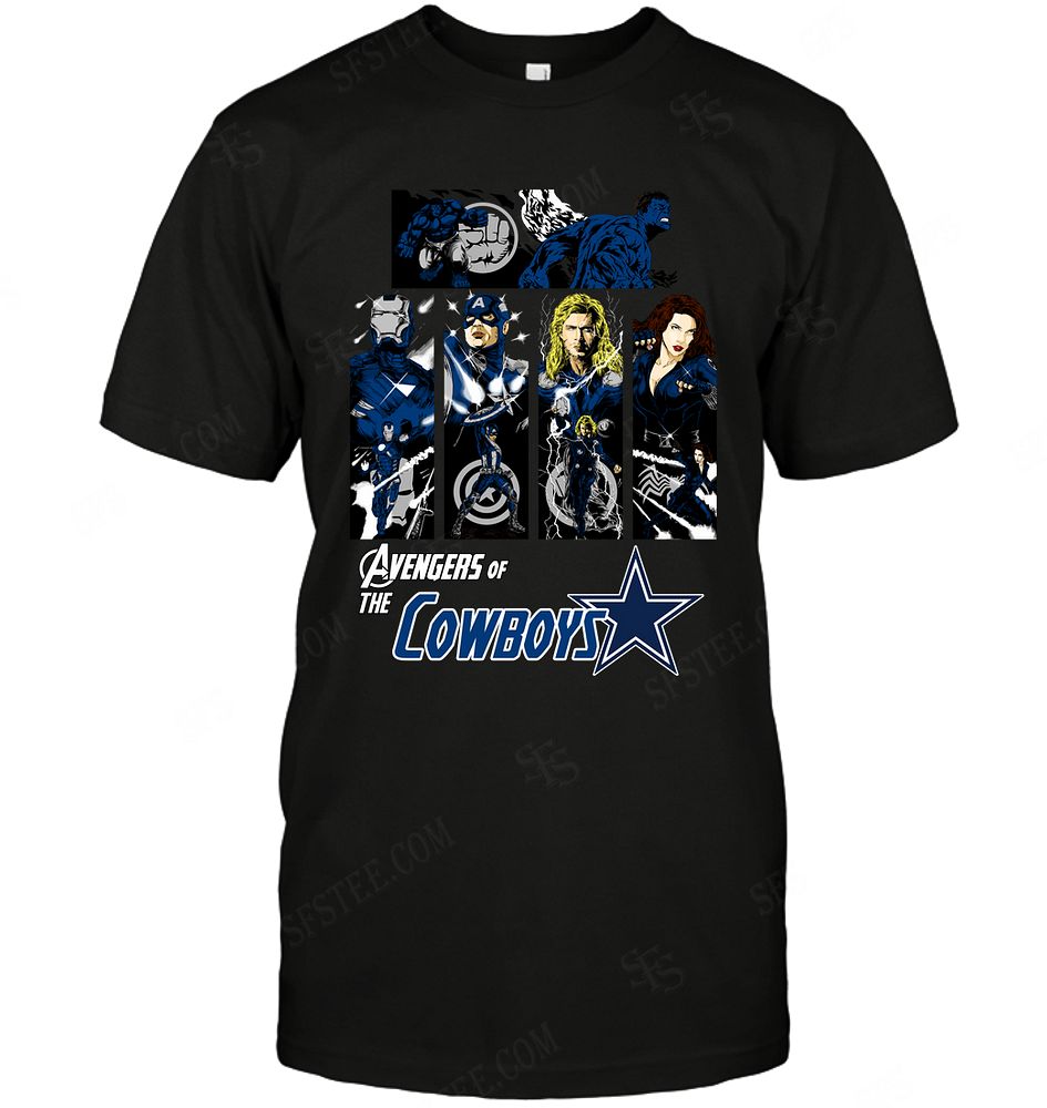 Nfl Dallas Cowboys Avengers Dc Marvel Jersey Superhero Avenger Tshirt Size Up To 5xl