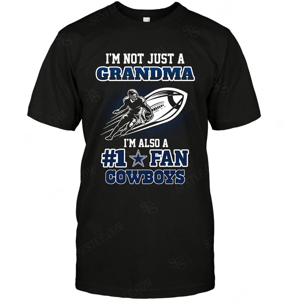 Nfl Dallas Cowboys Not Just Grandma Also A Fan Tshirt Size Up To 5xl