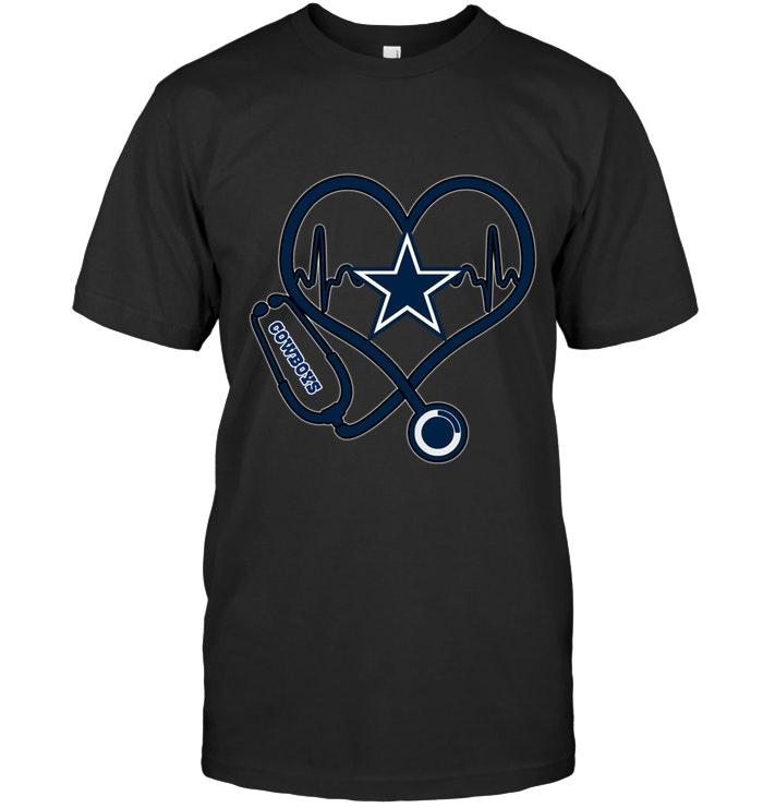Nfl Dallas Cowboys Nurse Scope Love Heartbeat Shirt Sweater Size Up To 5xl