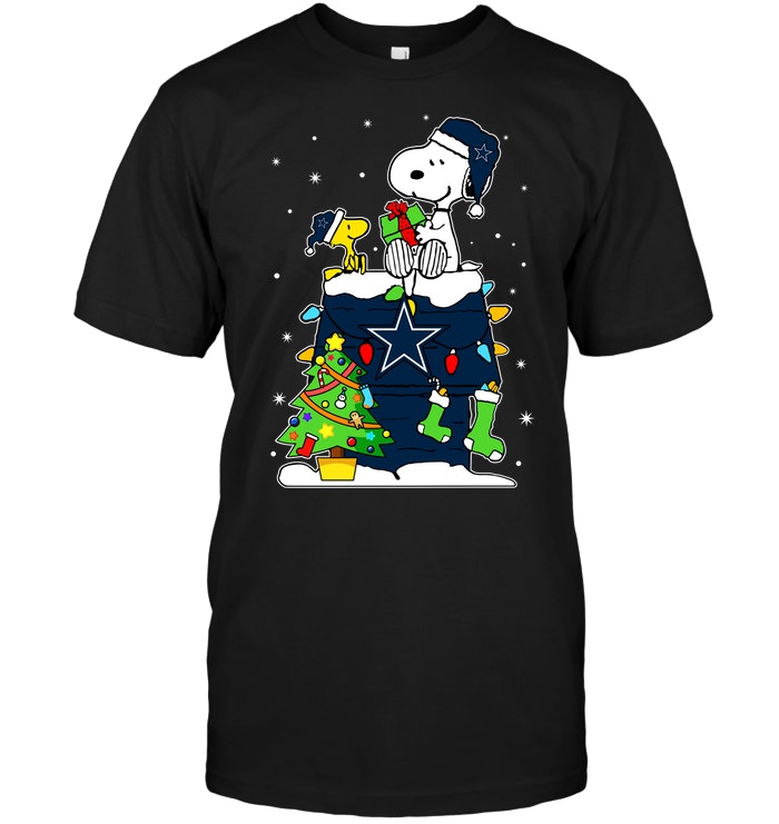 Nfl Dallas Cowboys Snoopy Woodstock Christmas Long Sleeve Shirt Full Size Up To 5xl