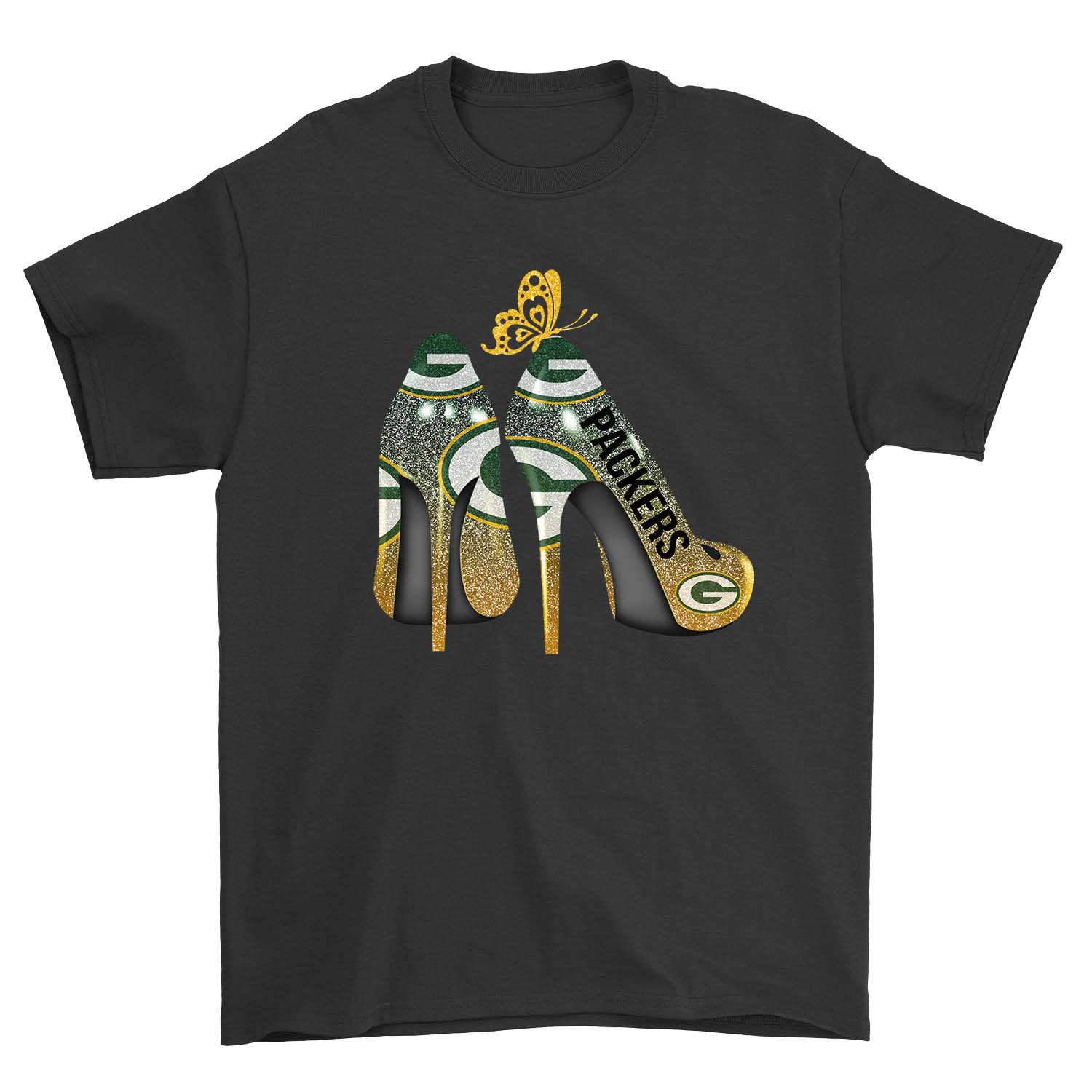 Official Green Bay Packers Rhinestone High Heels shirt, hoodie and sweater